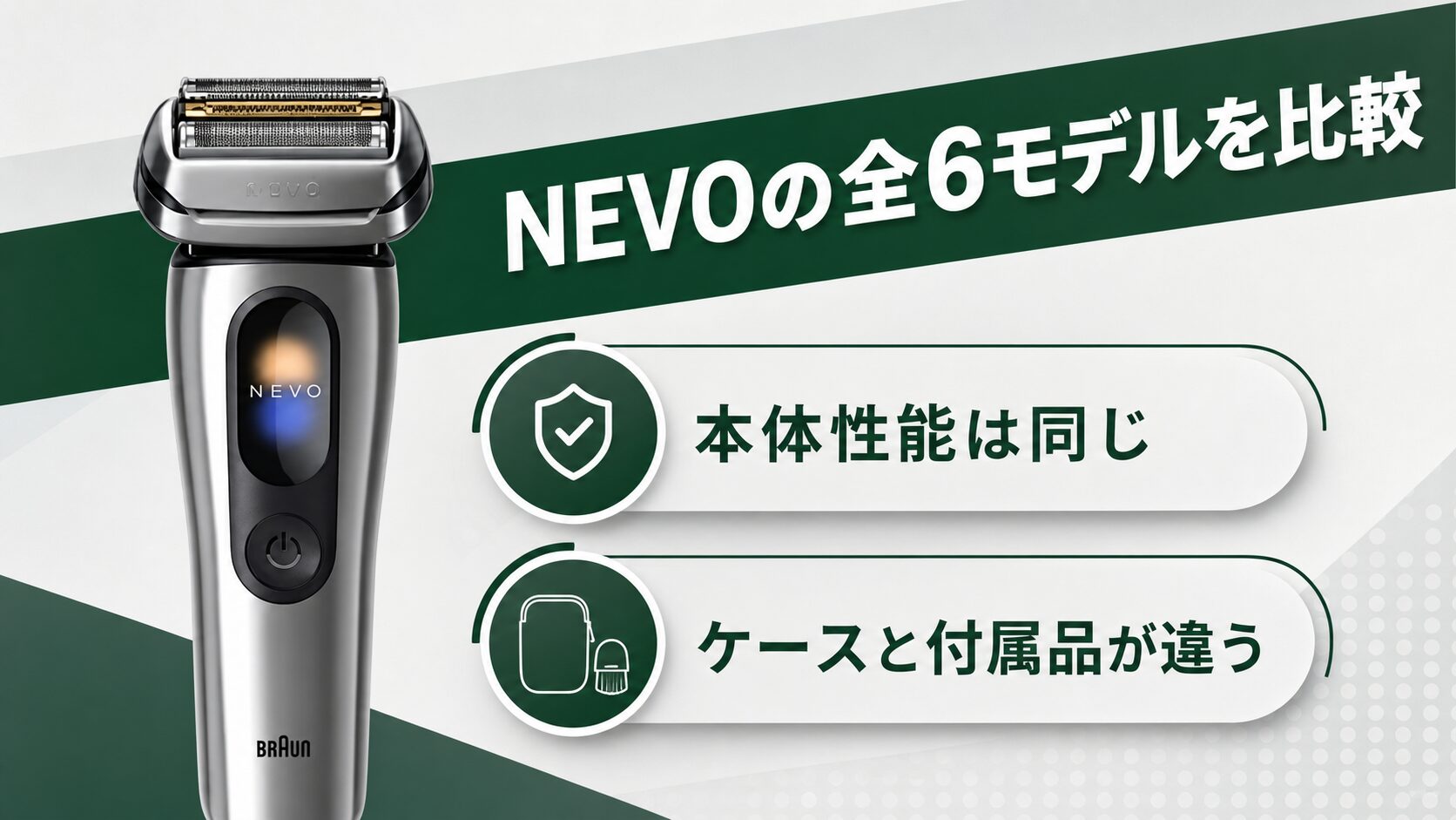 ブラウン NEVO 型番 違い