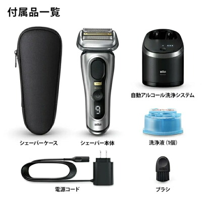 9556ccと9567ccの違い:ブラウン シリーズ9Pro+ 9567cc 本体と付属品