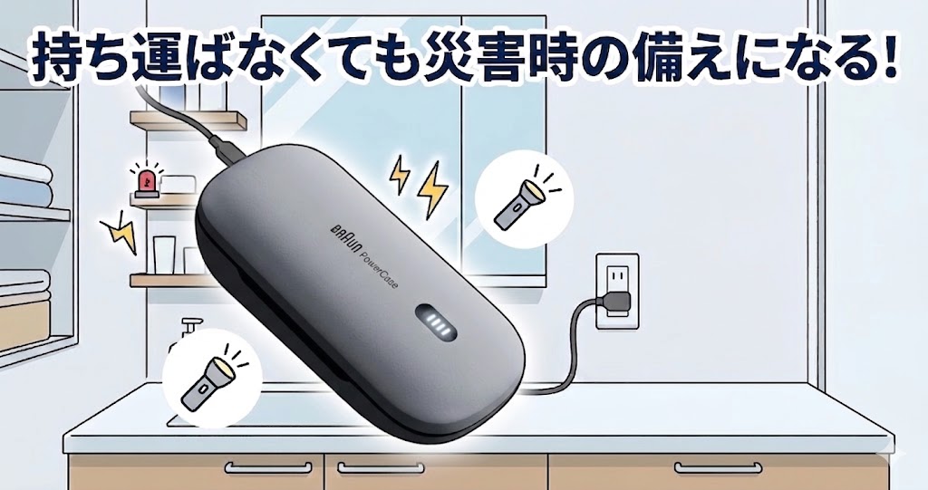 災害時に役立つ！9587cc-V／9577cc-Vの充電ケースは最強の防災グッズ