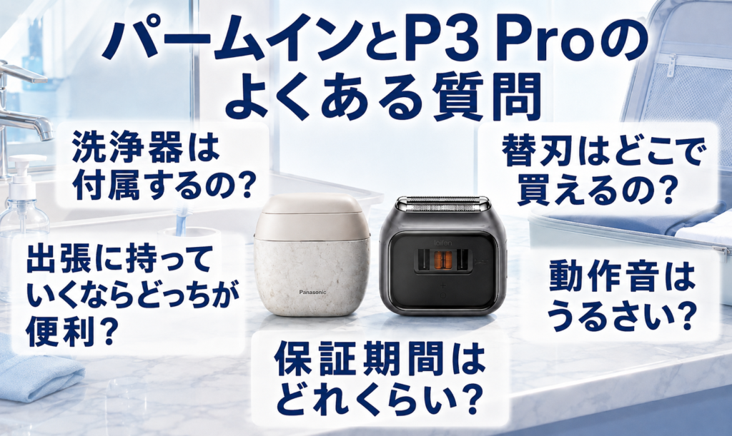 パームインPRO6枚刃とライフェンP3 Proを比較｜購入前に知りたい違いとQ&A