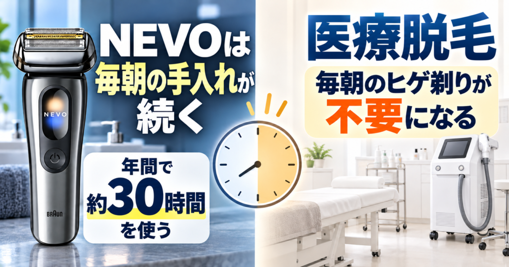 ブラウンNEVOの型番の違いを比較！自分に合うモデルの選び方