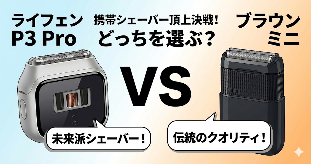ライフェンP3Proとブラウンミニの違いを9項目で比較！どっちがサブ機にピッタリ？