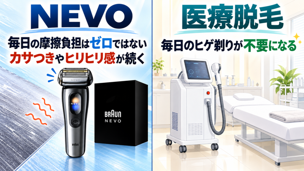 ブラウンNEVOはどれを買う？型番の違いと選び方をわかりやすく解説