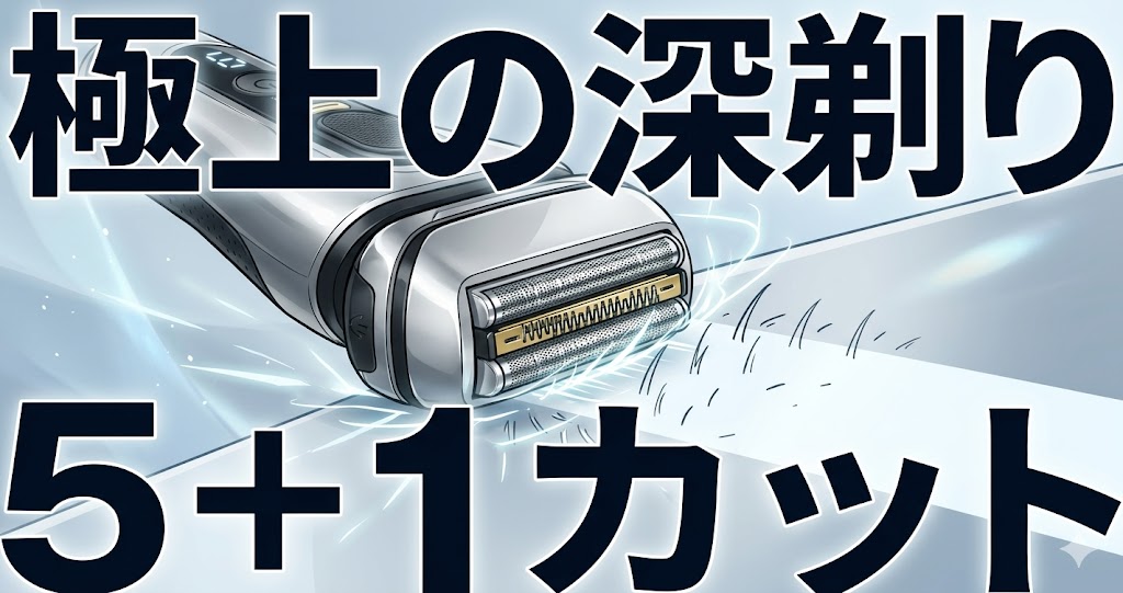 9587cc-Vと9587ccはどちらも5+1カットシステムで極上の深剃り！