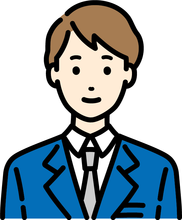 笑顔の男性笑顔の男性